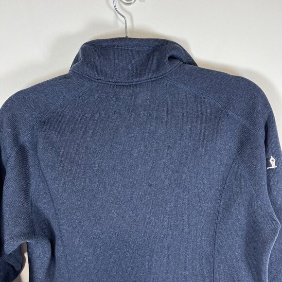 Patagonia Better Sweater Women’s Medium quarter Zip Teal Blue Thermal Pull Over - Picture 10 of 11